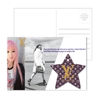 6" x 4" full-color direct mail postcard with 3.75" x 3.7"... from ASI 90807...