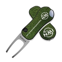 ABS plastic and stainless steel divot tool with two-sided imprint.... from...