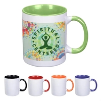 11 oz. mug with dye blast full-color imprint.... from ASI 61125 Hit...