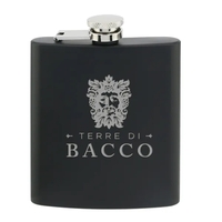 Captive-Top Flask, Matte Black with funnel.... from ASI 55450 Franmara Inc