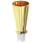 Champagne & Wine Sipper/Pourer, Gold, Narrow Neck
