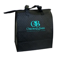 Black Vino Thermal Six-Bottle, Zip Up Wine Tote... from ASI 55450 Franmara Inc