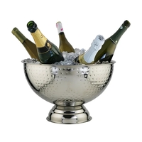 Hammered Round Bowl, Stainless Steel... from ASI 55450 Franmara Inc