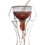 Vino Swirl™ Glass Double Decanter Funnel Aerator
