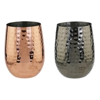 Hammered Stemless Glass, 18 oz... from ASI 55450 Franmara Inc
