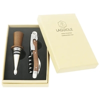 Deluxe gift set includes a corkscrew and wine stopper.... from ASI 55450...