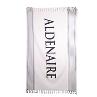 Ivory Shore Open Striped Peshtemal Towel