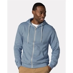 MV Sport Unisex Retro Heather Full-Zip Hooded Sweatshirt
