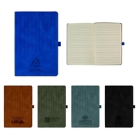 Engraved Striped Watermark Notebook... from ASI 30208 A P Specialties / AP...