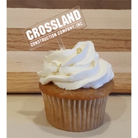 2" x 2" x 0.125" acrylic cupcake topper. Made in the... from ASI 92531 Unique...