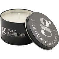 5.3 oz. Trim the Tree Candle in a Black Metal Tin... from ASI 74601 Calico