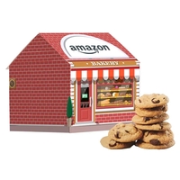 House shaped box filled with Crave Chocolate Chip Cookies... from ASI 71685...
