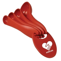 Measuring spoon set with a 1/4 teaspoon, 1/2 teaspoon, 1 teaspoon... from ASI...