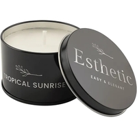 5.3 oz. Tropical Sunrise Candle in a Black Metal Tin... from ASI 74601 Calico