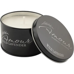 5.3 oz. Wild Lavender Candle in a Black Metal Tin