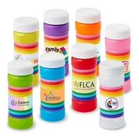 2 ounce bottle of bubbles with digitally printed label.... from ASI 63549...