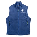 Soccer ACE Men's Full Zip Polar Fleece Vest