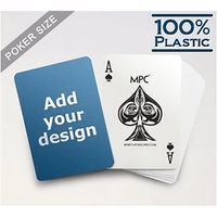 2.5" x 3.5" customizable full-color printed plastic playing cards.... from...