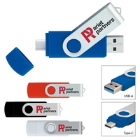 16 GB On The Go USB 3.0 Flash Drive - Type... from ASI 40480 Koozie Group