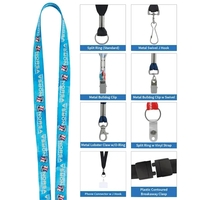 1/2" RPET Fine-Print Lanyard... from ASI 40480 Koozie Group