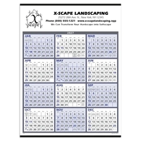 2024 Span-A-Year 22 x 29 wall calendar with blue and gray... from ASI 40480...
