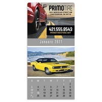 4C Press-N-Stick Header Cruisin' Cars Calendar (13-Month)... from ASI 40480...