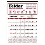 Skinner & Kennedy® Contractor's 12-Sheet Calendar