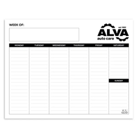 Triumph® Calendars Small Weekly Desk Pad - Black & White ...... from ASI...