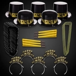 Gold Showboat New Year Party Kit for 100