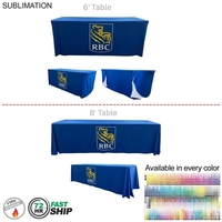 24Hr Express Ship - Sublimated premium convertible table cloth, converts...