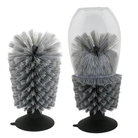 This deluxe suction glass brush allows manual washing of glasses in... from...