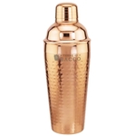 Tavern Hammered Cocktail Shaker Set, Copper Plated, 24 oz.