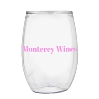 16 oz. stemless lidded wine tumbler made of BPA free plastic... from ASI...