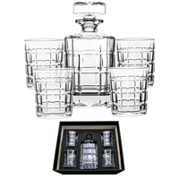 Block Spirit Decanter Set, 5-piece Set