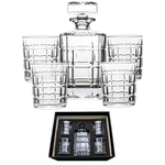 Block Spirit Decanter Set, 5-piece Set