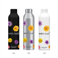 Bottled water packaged in infinitely recyclable and resealable aluminum...