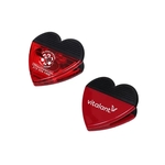 Magnetic Heart Shape Power Memo Clip