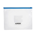 A4 PVC Transparent Document Bag with Card Pocket