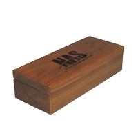 Solid wood rectangular storage box with brass hinges.... from ASI 88156 Solid...