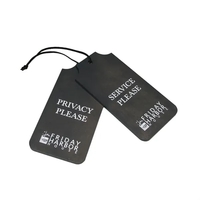 Wood door sign with natural wood & suede design.... from ASI 88156 Solid...