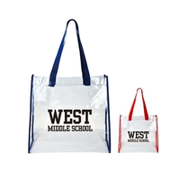 19" webbing handles Clear Tote Bag NFL Stadium Approved... from ASI 41511...