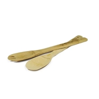 Bamboo 12 inch two piece salad set for healthy serving.... from ASI 88156...