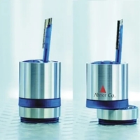 Desk caddy with pen & hidden storage compartment.... from ASI 88156 Solid...