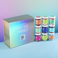Iridescent gift box with 9 customizable large jars (7 oz each)... from ASI...