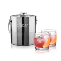 The Catania Ice Bucket with On-the-Rocks Set brings refined style and... from...