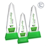 Cheswick VividPrint™ Award on Entwhistle Base - Green