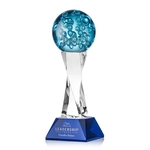 Addison Award on Langport Base - Blue