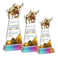 Raging Bull VividPrint™ Award on Hartford Base - Prismatic... from ASI 84592...