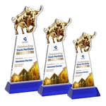 Raging Bull VividPrint™ Award on Hartford Base - Blue