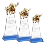 Raging Bull Award on Hartford Base - Sky Blue